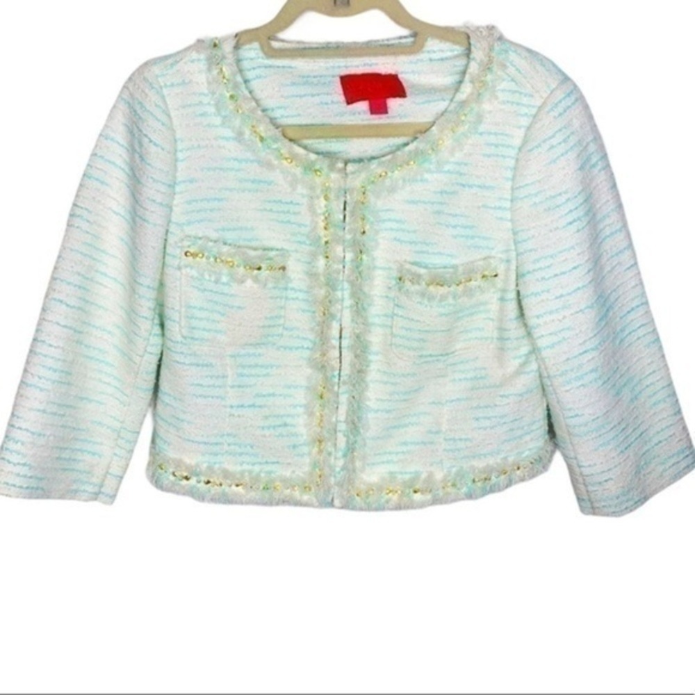 Lilly Pulitzer Pearl Tweed Jacket Size 6 - Picture 1 of 8